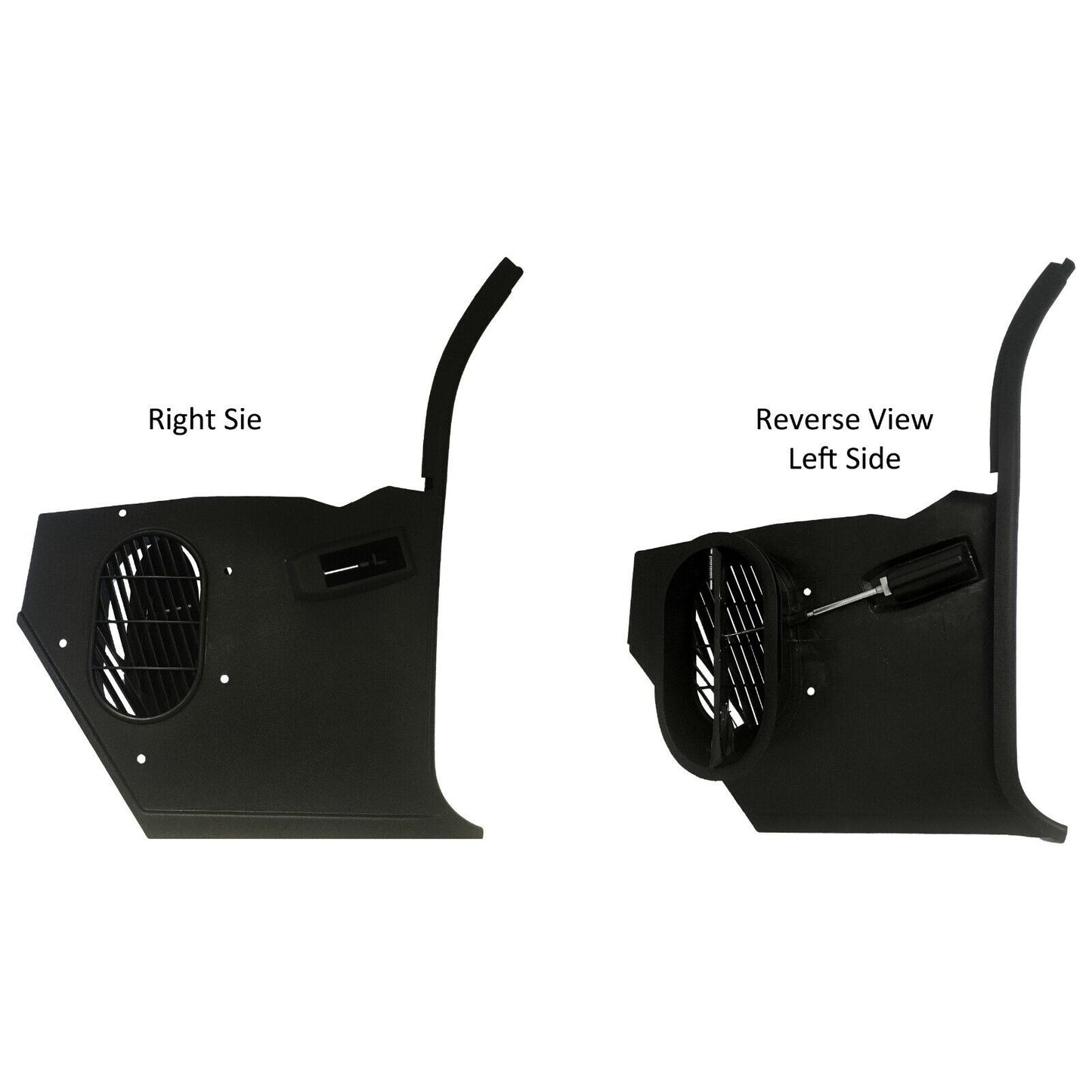 1967 1968 Camaro 1967 1968 1969 Firebird Kick Panel w/Vent w/o A/C Right & Left