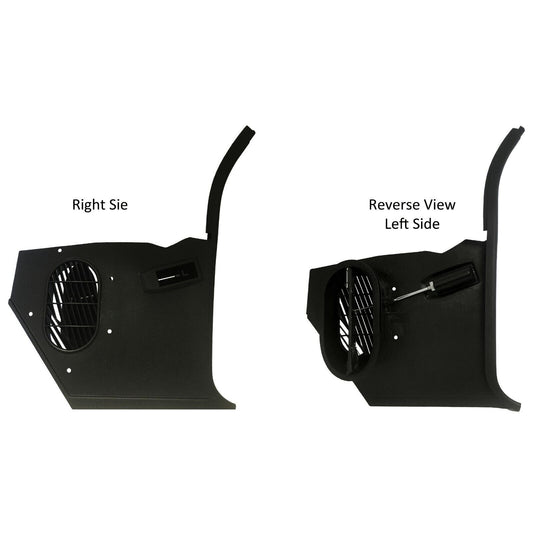 1967 1968 Camaro 1967 1968 1969 Firebird Kick Panel w/Vent w/o A/C Right & Left