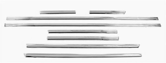BODY SIDE MOLDING KIT 8 PCS SET  1967 EL CAMINO W/O CLIPS