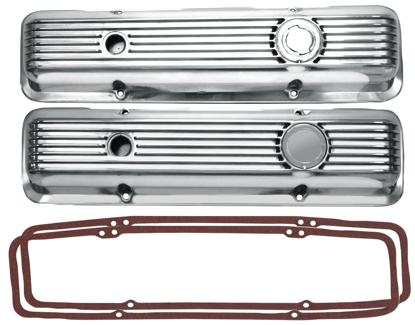 LT1 Style Aluminum Valve Covers w/ Gaskets-Small Block Camaro Chevelle Nova