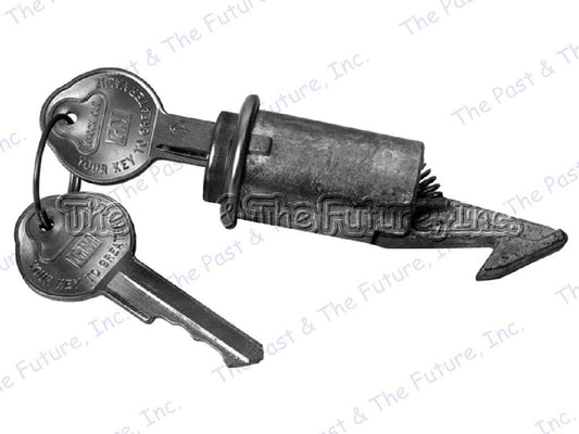 1967 67 Chevy Impala Glove Box Lock - Pear Head Key - Original IMLS67-2