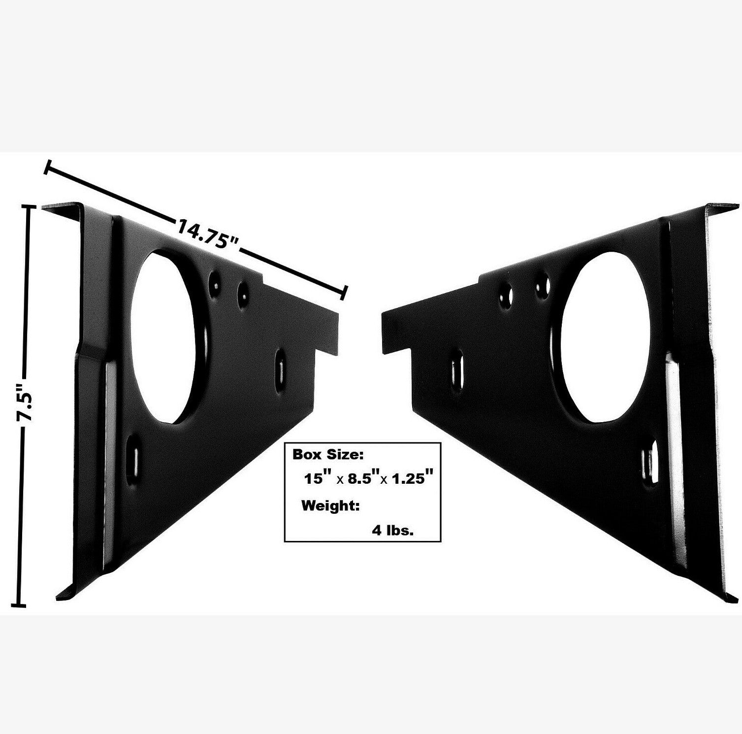 1966 1967 Bronco Floor Pan Support Brace Rear Pair 2 Pieces EDP Coated Dynacorn
