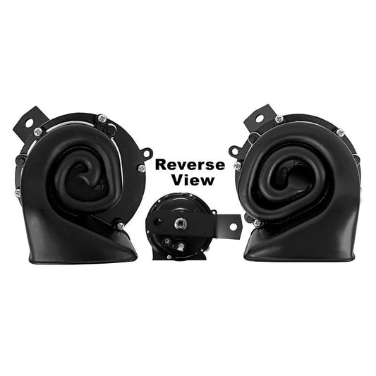 HORN SET W/BOLTED BRACKETS  1969 CHEVROLET CAMARO/FIREBIRD PAIR