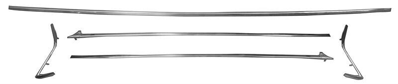 VINYL TOP MOLDING 1970-72 CHEVELLE 7 PCS SET