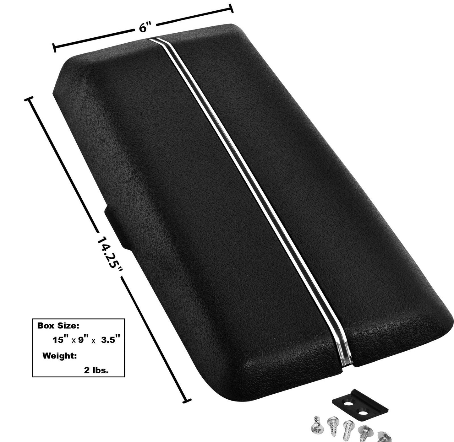 1968 1969 68 69 Chevelle Console Door Assembly w/ Hinge & Hardware Dynacorn