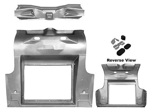 TRUNK FLOOR 1" MINI TUB 1965-70 FORD MUSTANG CPE/FB