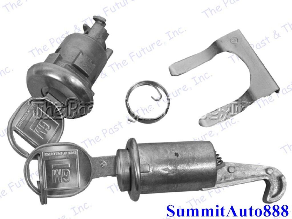 67 Camaro Impala Nova Glove Box Trunk Lock Kit Later Round Head Key CALS67-8