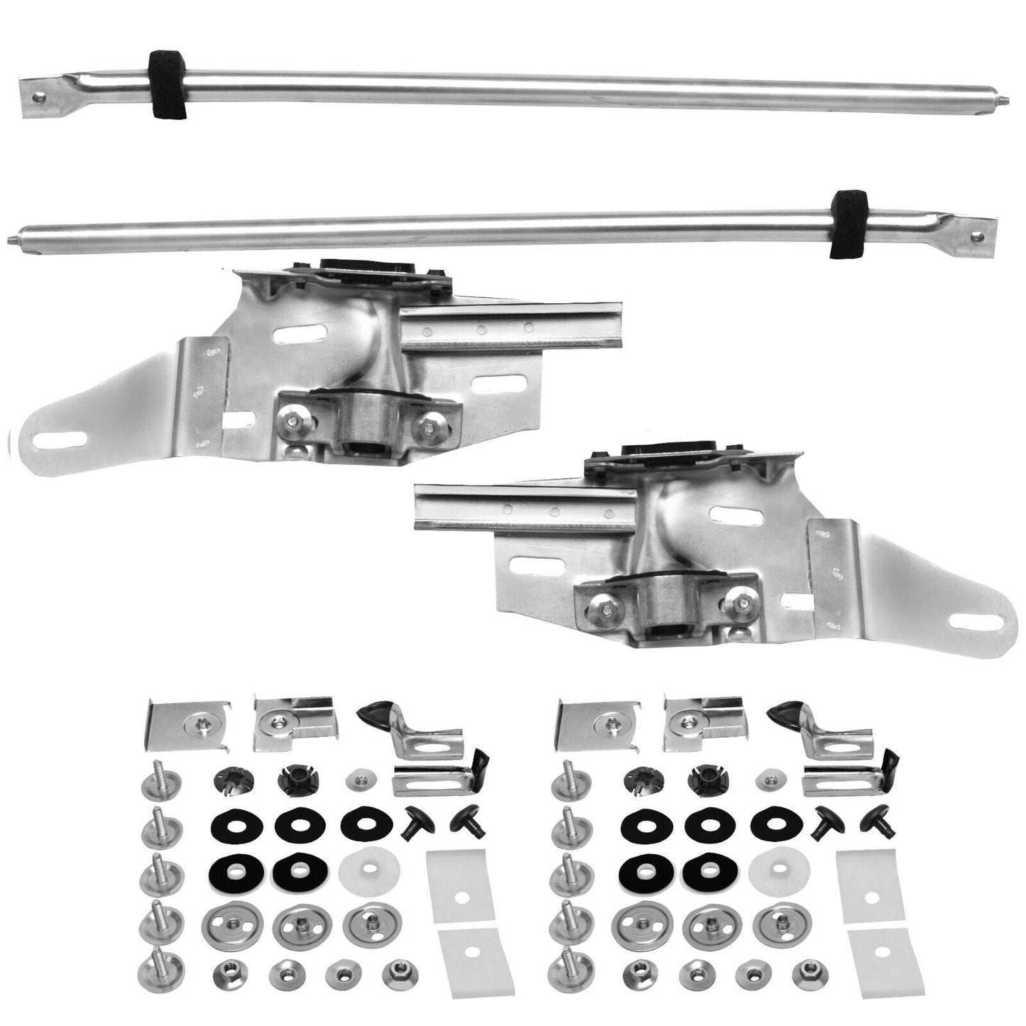 1970 1971 1972 Chevelle Door  Window Track Kit Right & Left Side