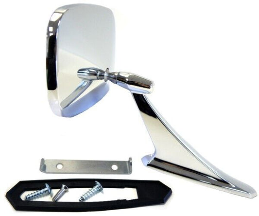 1969 1970 1971 1972 GTO Door Outside Mirror Chrome w/Hardware Dii