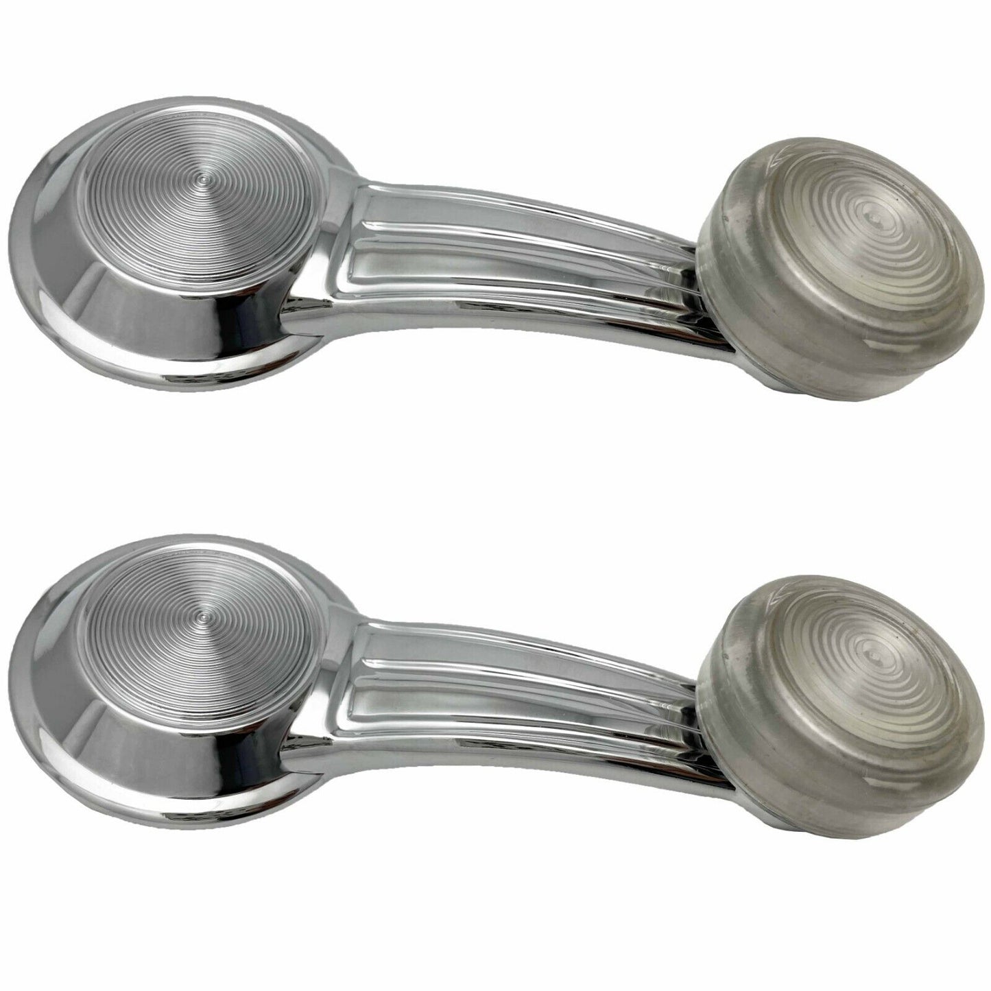 Camaro Chevelle El Camino Chevy Truck GTO Impala Nova Window Crank Clear Pair