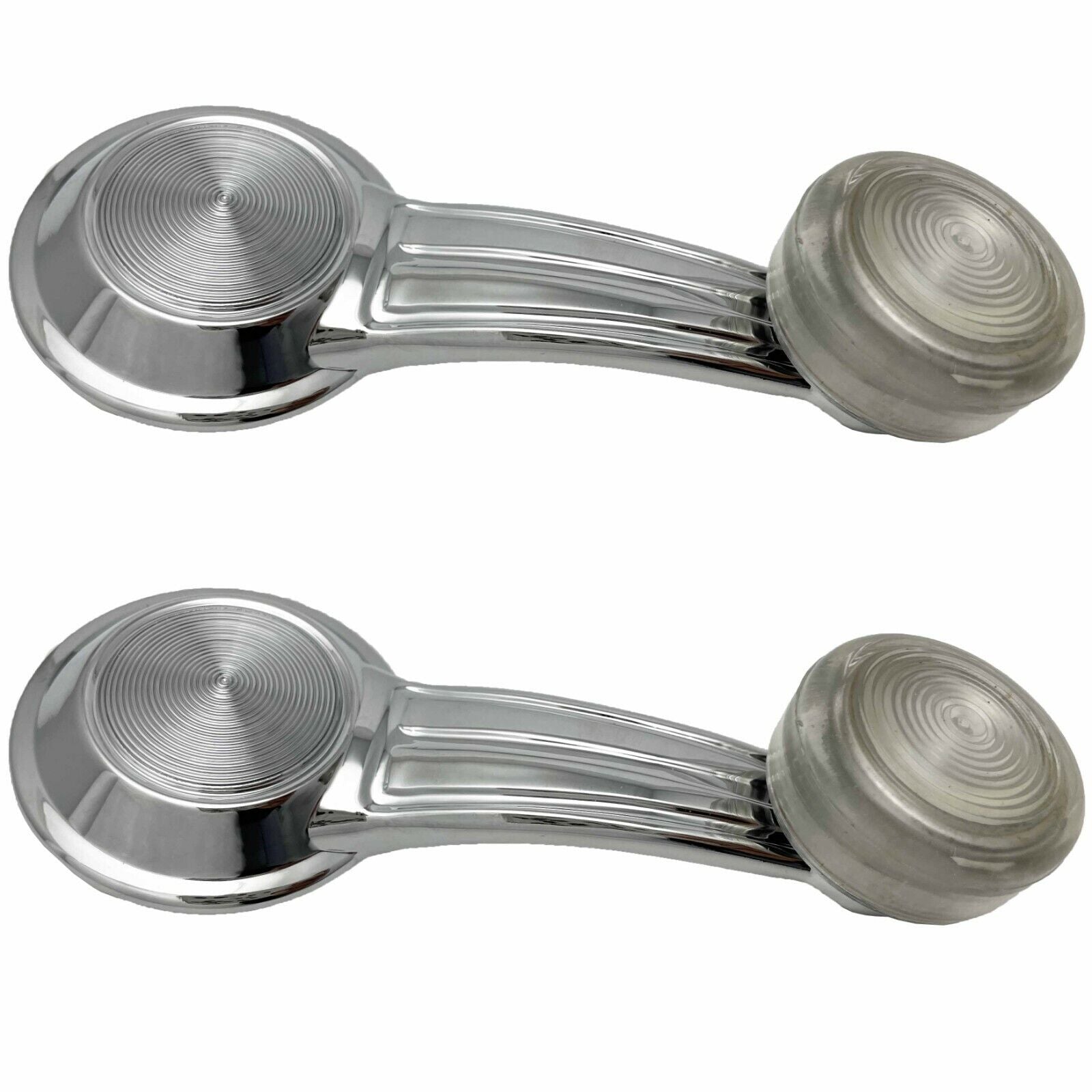 Camaro Chevelle El Camino Chevy Truck GTO Impala Nova Window Crank Clear Pair