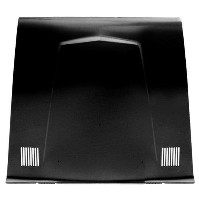 1966 67 68 69 Bronco Custom Hood w/ Windshield Latch Hole wo/Vent Holes Dynacorn