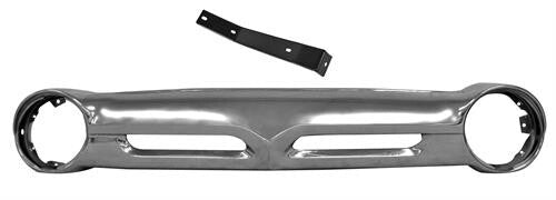 FRONT CHROME GRILLE W/SUPPORT BRACKET 1956 FORD TRUCK