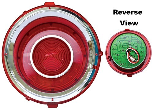 REAR TAIL LAMP ASSEMBLY LH DRIVER SIDE 1970-73 CHEVROLET CAMARO RED (LED)