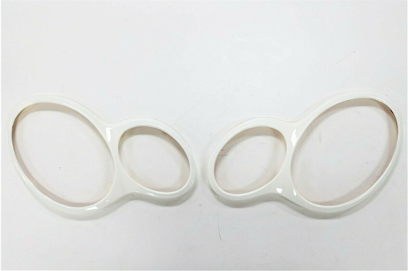 Fits 2000~2007 Mercedes Benz C Class W203 Style Headlamp RIM White 8 Style