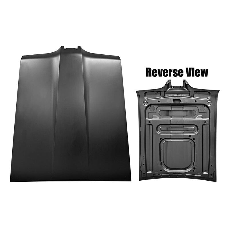 STEEL HOOD  1970 MERCURY COUGAR BLACK