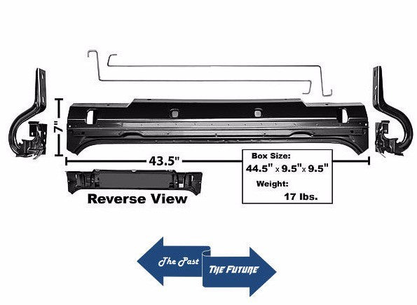 Rear Trunk Deck Lid Inner Panel w/Hinge Torsion Rod 71 72 73 Mustang MSTK7173-12