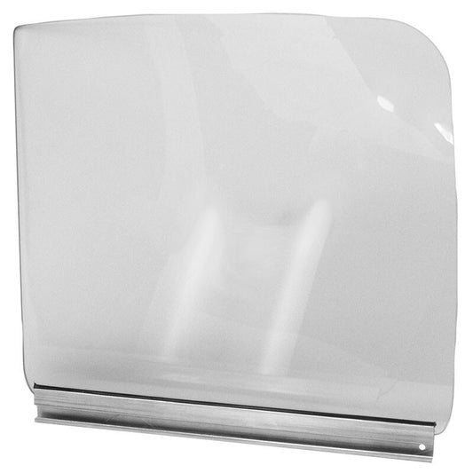 DOOR WINDOW GLASS RH 1951-+54 CHEVROLET TRUCK W/LOWER FRAME