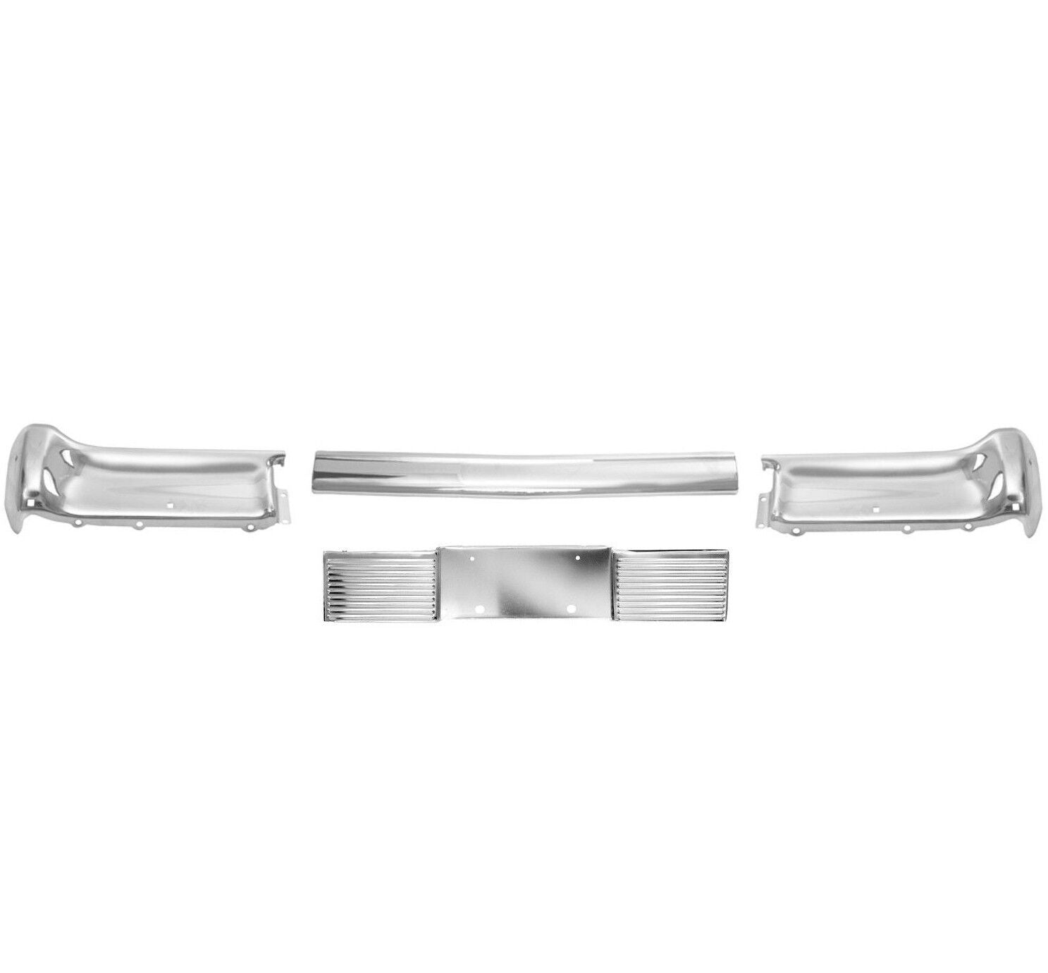 1962 Chevy Impala Rear Bumper & License Plate Panel Set 4 Pieces Dynacorn