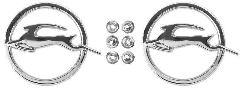 QUARTER PANEL EMBLEM 1963 IMPALA PAIR