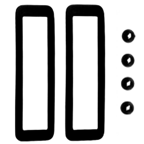 71 72 73 Mustang FRONT Marker Lamp Light Bezel - Pair / 2 Pieces Right & Left