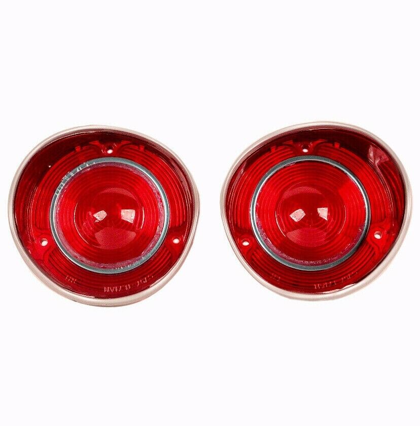1971 71 Chevy Chevelle Tail Lamp Light Lens - Pair CVTL71-1