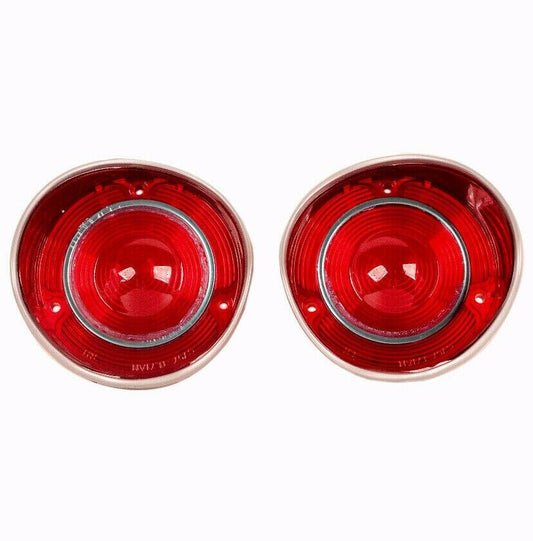 1971 71 Chevy Chevelle Tail Lamp Light Lens - Pair CVTL71-1