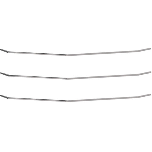 1971 Chevy Chevelle El Camino Grille Center Molding 3 Pcs Set Chrome Dynacorn