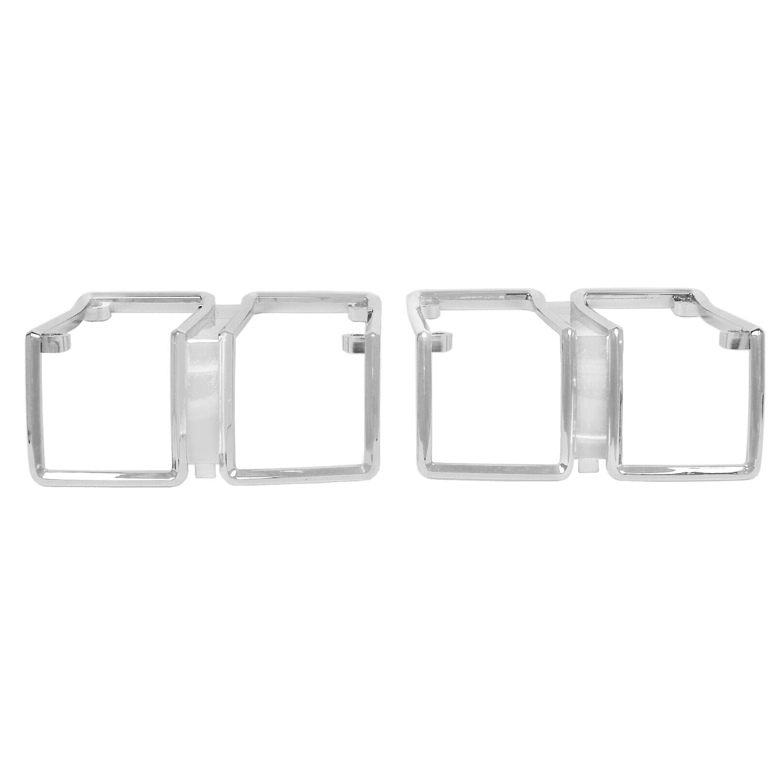 1971 71 Chevy Chevelle Parking Light Lamp Lens Bezel Chrome Pair 2 PCS CVPL71-1