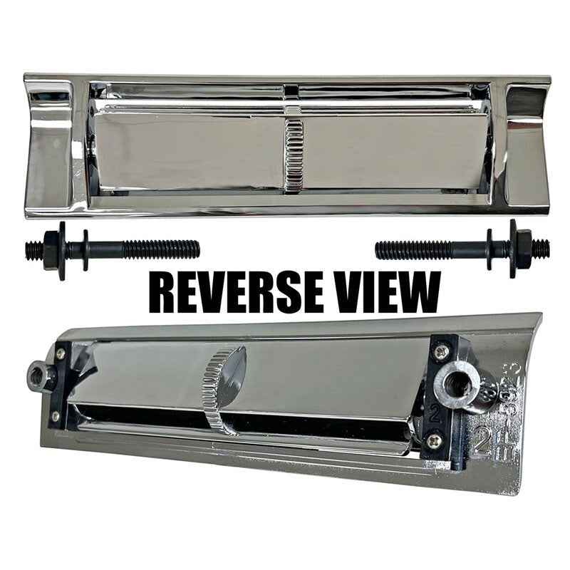 TRUCK DASH AC VENT1967-72 CHEVROLET TRUCK W/STUDS & HARDWARE CHROME