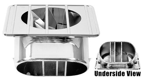 DEFROSTER DUCTS RH 1968-72 CHEVROLET TRUCK  RH