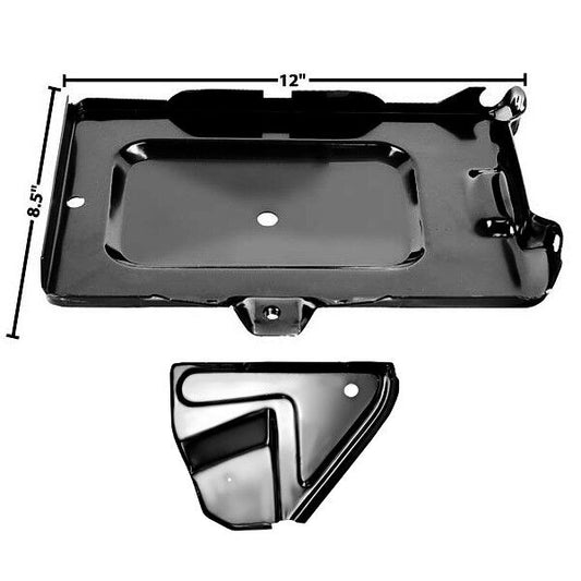 1973~1980 Chevy Pickup Truck Battery Tray Holder & Support EDP Coated Dynacorn