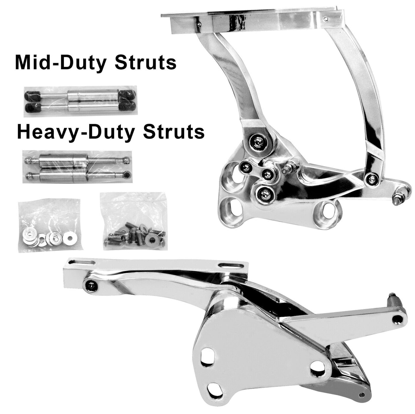 1967 1968 1969 1970 1971 1972 Chevy Pickup Truck Billet Hood Hinges Pair