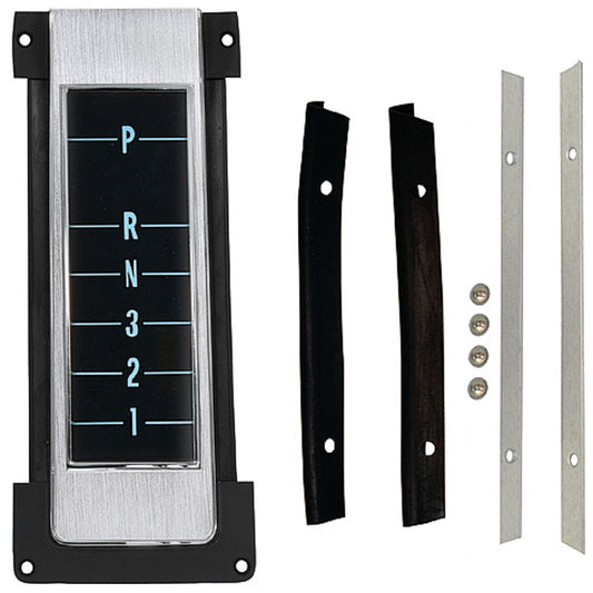 1968 69 70 Chevelle Center Console Shift Indicator Assembly- Auto / Green Digits