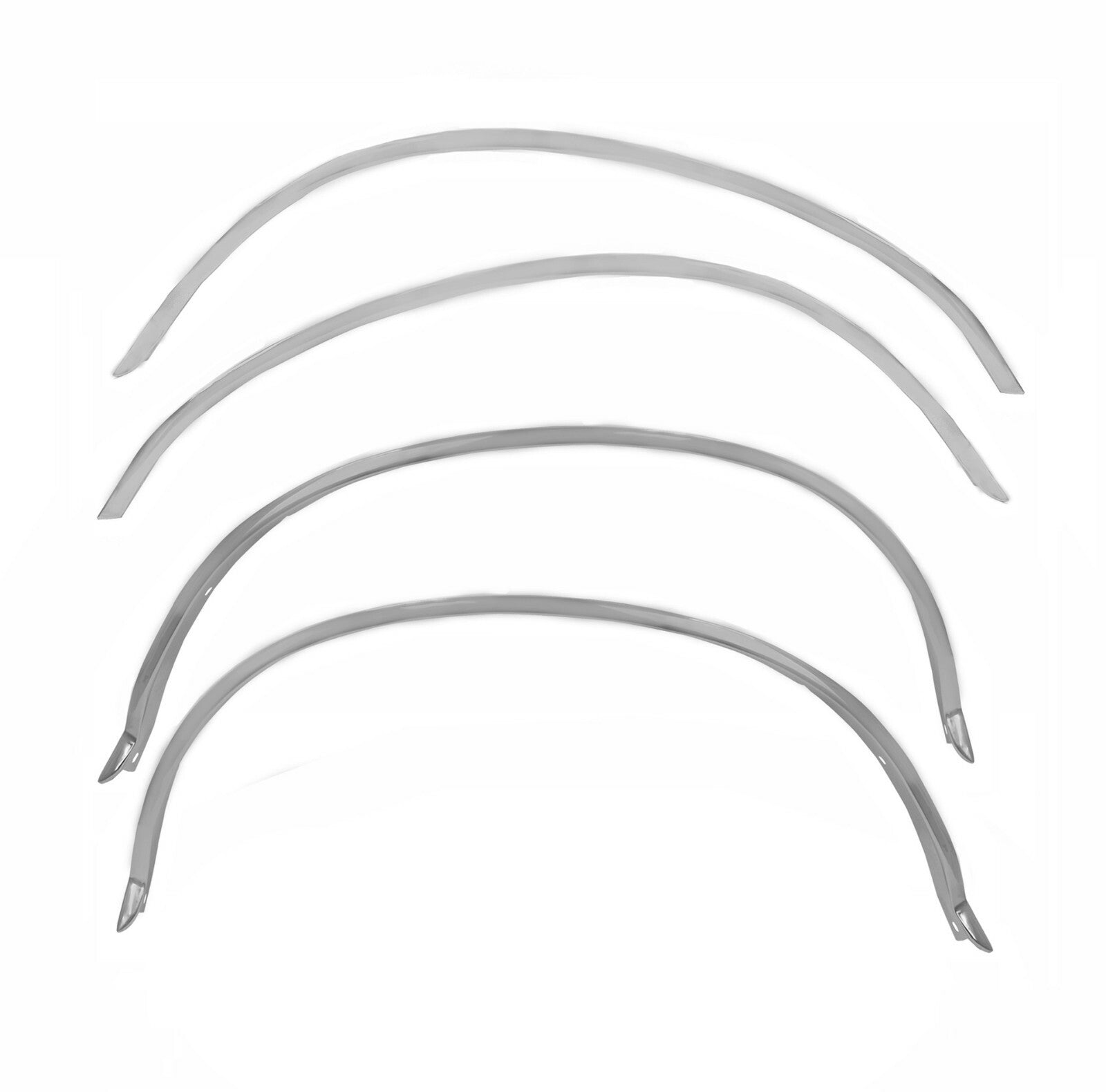 Ford PU Truck Wheel Well Opening Molding Front+Rear+Right+Left 4 PCS Set