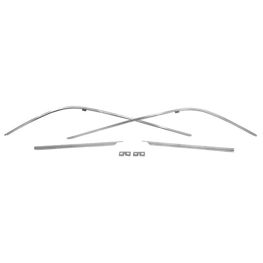 ROOF RAIL WEATHERSTRIP RETAINR 6PCS *1967 STYLE* *WILL FIT 1967-1969* CAMARO