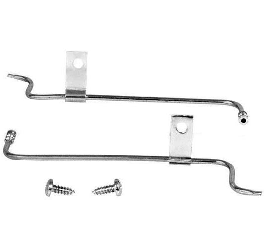 1967 68 69 Camaro Windshield Wiper Washer Nozzles Kit Pair w/ Hardware Dynacorn