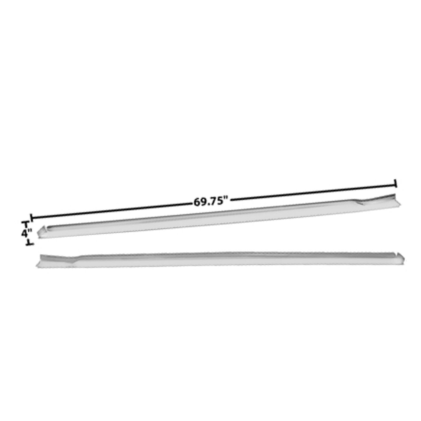 1964 65 66 67 Chevelle Inner Rocker Panel Right & Left Side Weld Through Primer