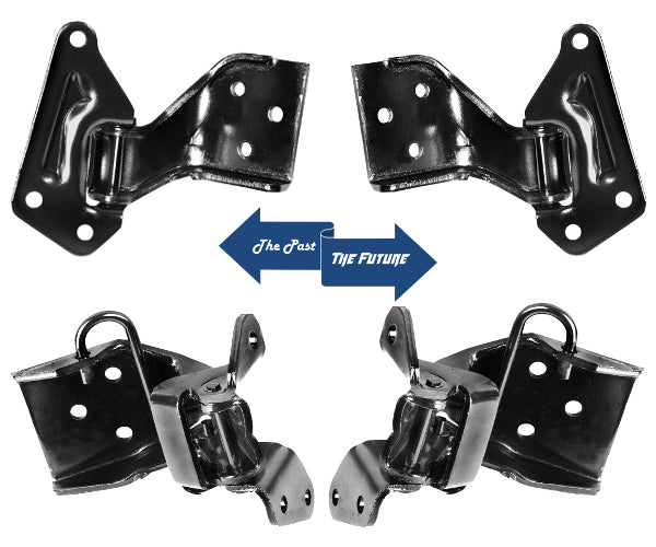 Door Hinges Upper / Lower / Left / Right Side 1967~68 Mustang MSDR6768-4P+5P