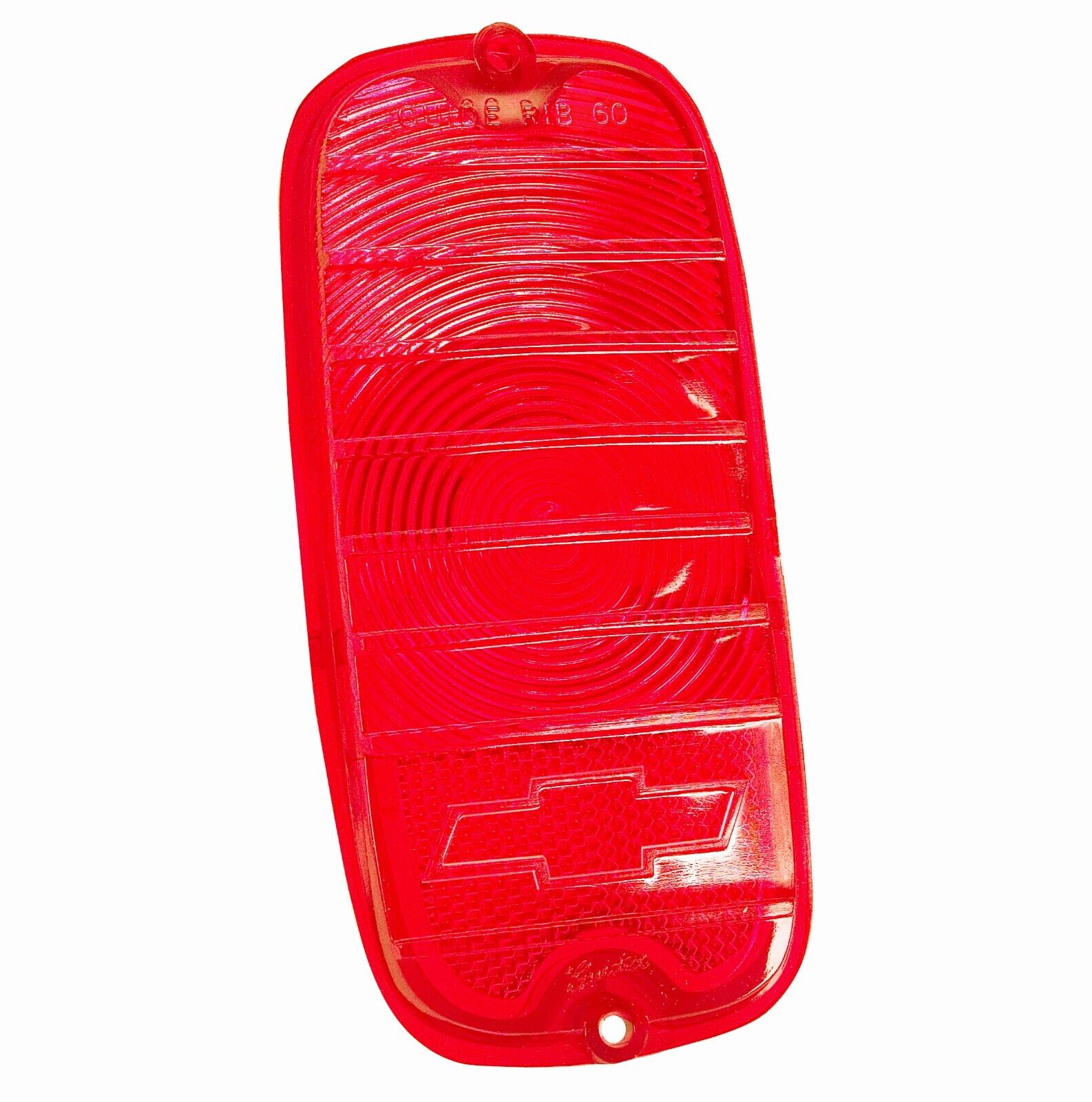 1960~1966 Chevy Pickup Truck Tail Lamp Light Lens Bowtie Red Plastic Fleetside