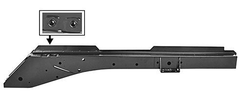 FRONT FRAME RAIL LH  1964-65 FORD FALCON (BLACK)