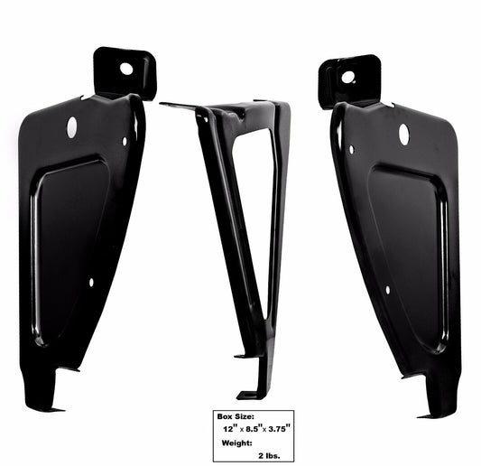 1962 Chevy Impala Radiator Grille Support Bracket 3 PCS Set EDP Steel Dynacorn