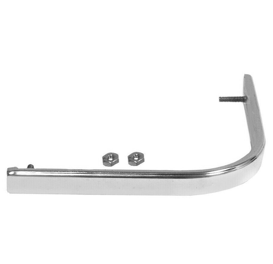 1969 Chevelle El Camino Lower Corner Grille Molding Right Side Aluminum Polished