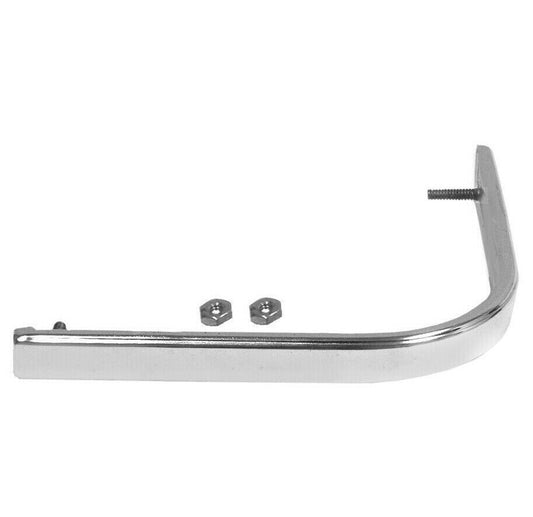 1969 Chevelle El Camino Lower Corner Grille Molding Right Side Aluminum Polished