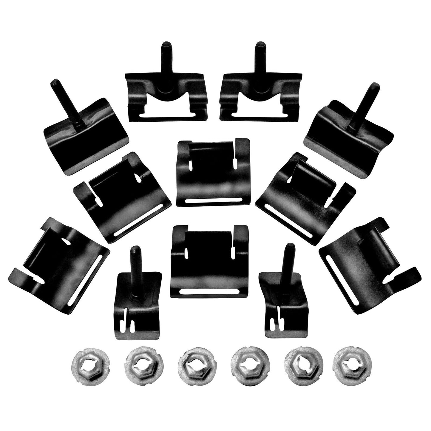 1962 1963 1964 Chevy Impala Rear Window Corner Molding Clips/Hard Top Only New