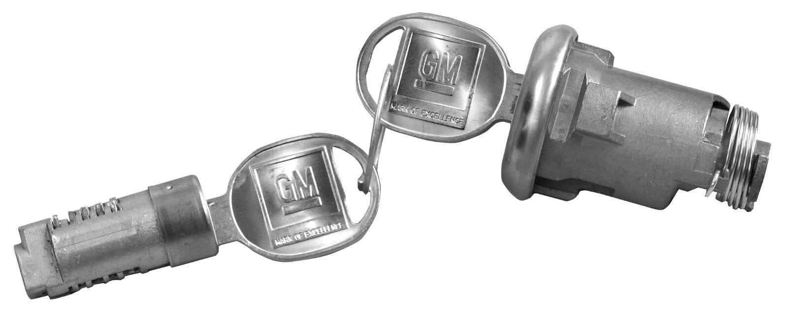 LOCK KIT GLOVE BOX/TRUNK ORIGINAL 1966 CHEVROLET CHEVELLE