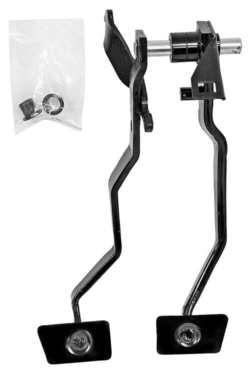 BRAKE/CLUTCH PEDAL SET  1965-66 MUSTANG PEDALS  & BUSHINGS ONLY