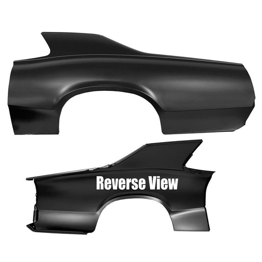 QUARTER PANEL LH PASSENGER SIDE 1970 MERCURY COUGAR (W/NO LAMP HOLE)