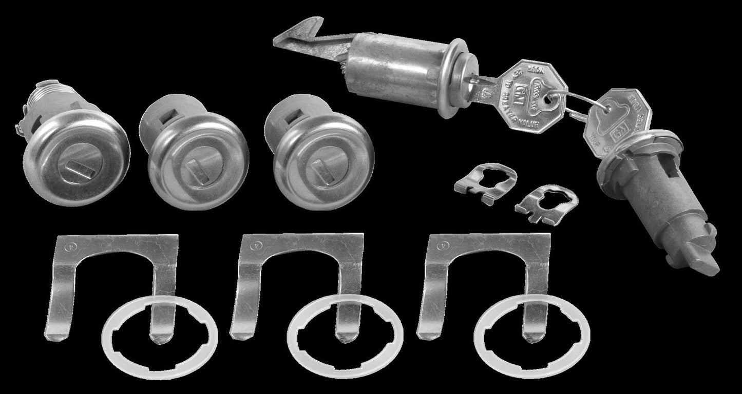 Ignition, Door, Glovebox & Trunk Lock Kit 1967 CHEVROLET IMPALA
