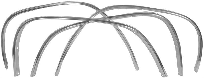 WHEEL OPENING MOLDING 1966 IMPALA COMPLETE SET 4 PCS